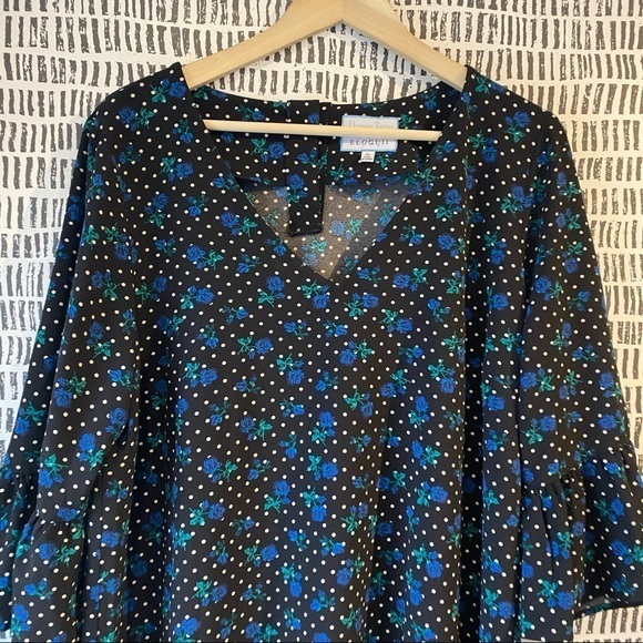 Draper James for Eloquii Floral Flounce Dress - Picture 4 of 14